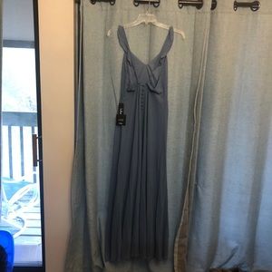 Slate Blue Lulus Maxi Dress